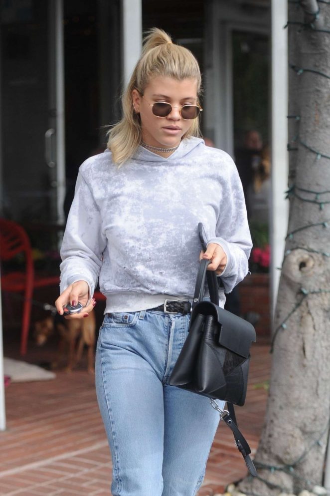 Sofia Richie in Jeans Out in Los Angeles