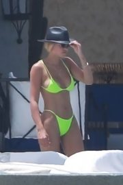 Sofia Richie in Neon Bikini in Mexico