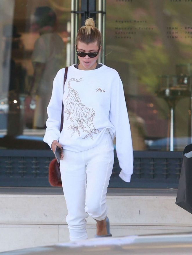 Sofia Richie - Leaving Barney's New York in Beverly Hills