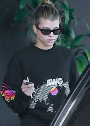 Sofia Richie - Leaving the gym in Los Angeles