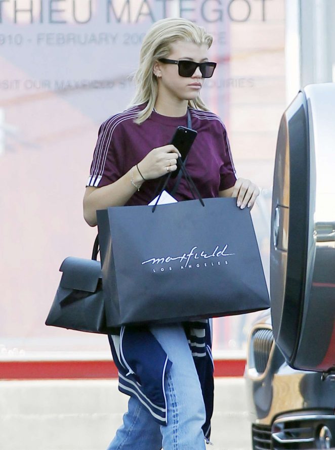 Sofia Richie shopping out in West Hollywood