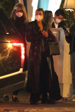 Sofia Richie - Spotted with a mystery man after dinner in West Hollywood