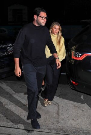 Sofia Richie - With her fiance Elliot Grainge arrive for dinner at Giorgio ...