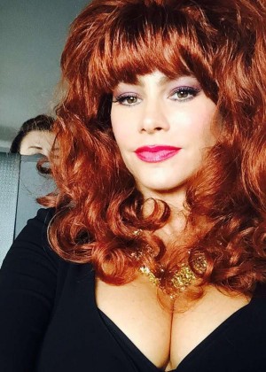 Sofia Vergara Dressed as Peggy Bundy - Instagram