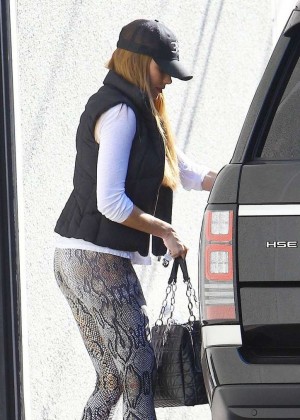 Sofia Vergara in Leggings Leaving the gym in West Hollywood
