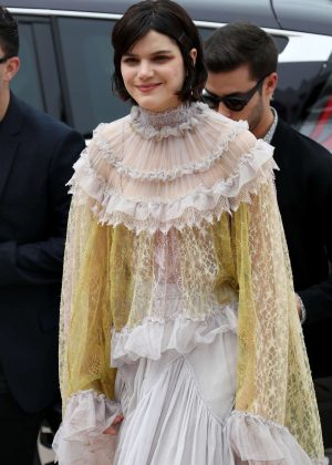 Soko - Arrives at Palais des Festivals at 69th Cannes Film Festival