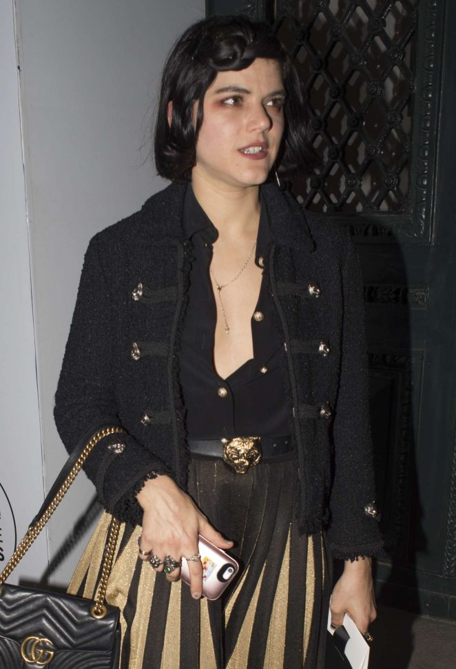 Soko - L'Oreal Gold Obsession Party 2016 in Paris