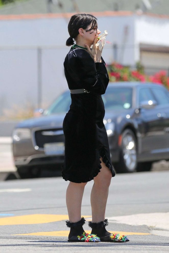 Soko on a Photoshoot in West Hollywood