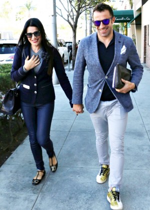 Sonia Amoruso with husband Alessandro Del Piero out in Los Angeles