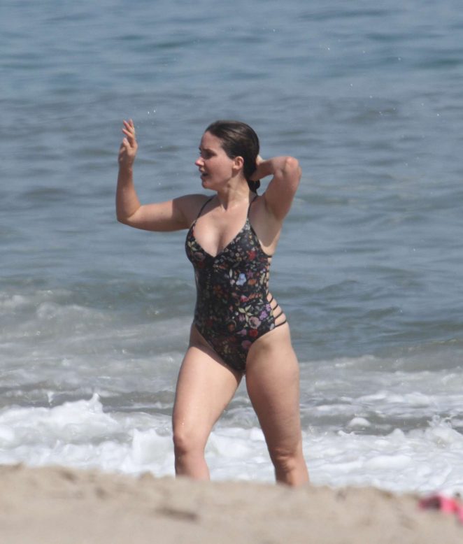 Sophia Bush in Swimsuit at the beach in Malibu