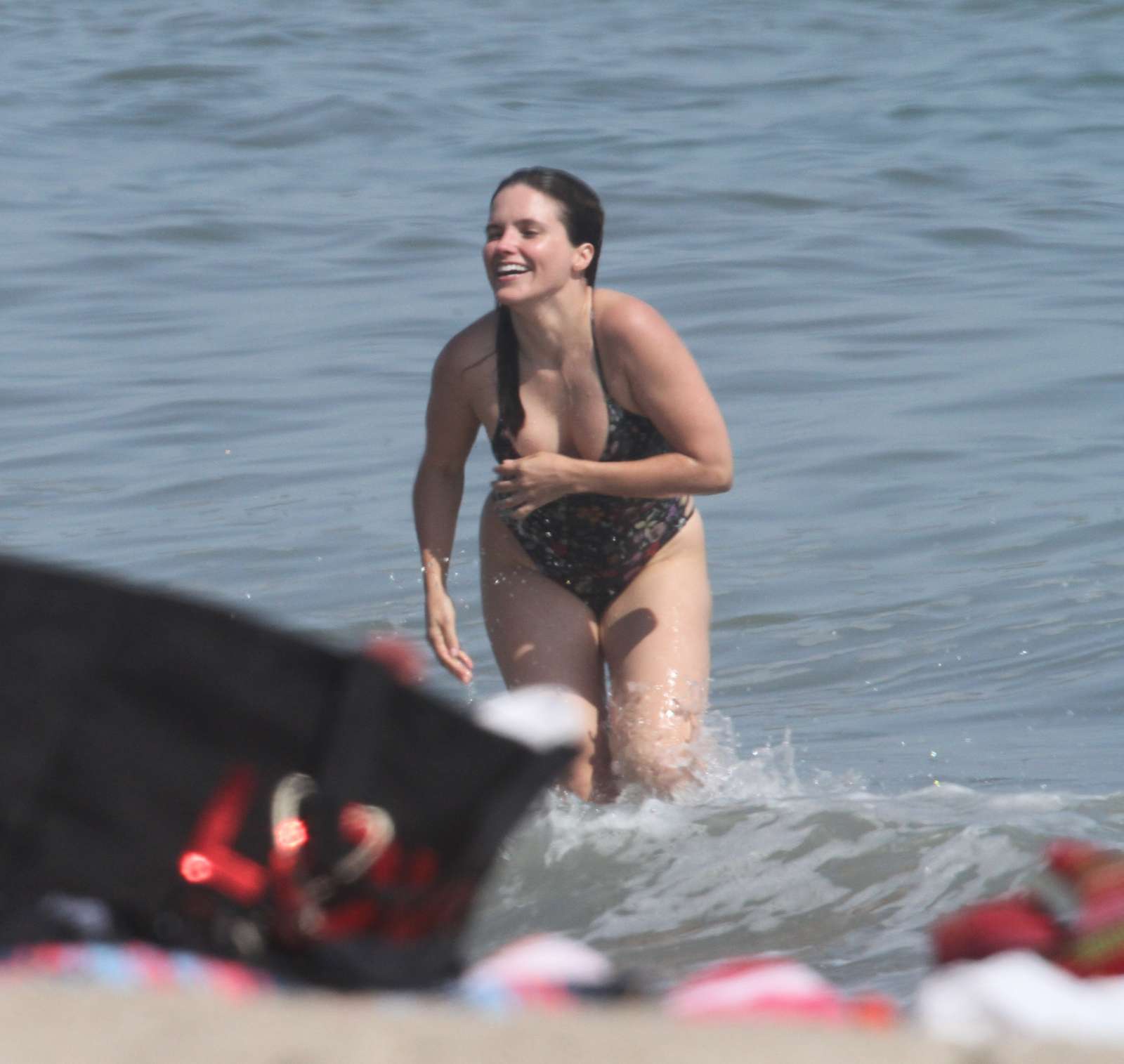 Sophia Bush in Swimsuit at the beach in Malibu. 