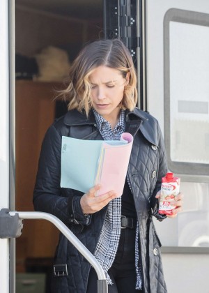 Sophia Bush - On The Set Of 'Chicago PD' in Chicago