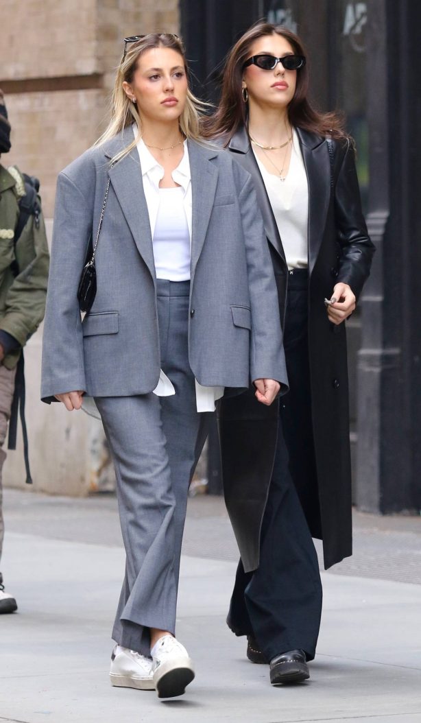 Sophia Stallone - With Sistine seen while out in Manhattan’s SoHo area