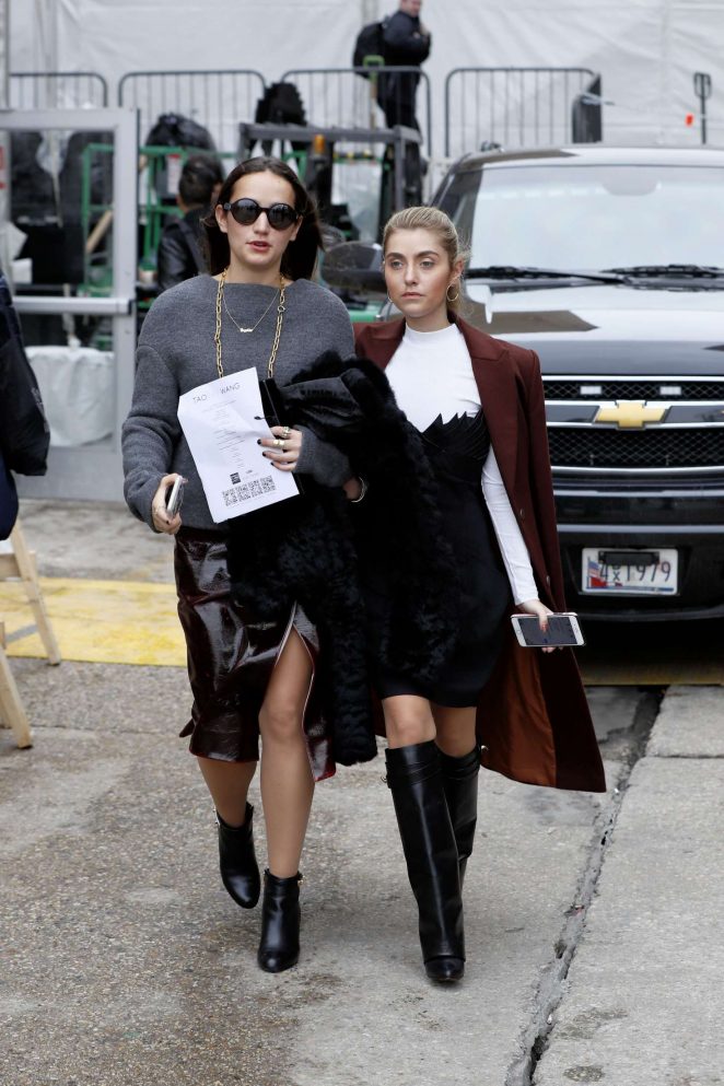 Sophie and Charlotte Bickley - Leave Taoray Wang Show 2017 in New York
