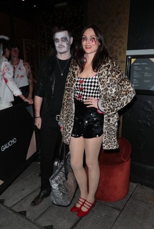 Sophie Ellis Bextor - Attend Hallowzeem Party at Gaucho to celebrate Halloween in London