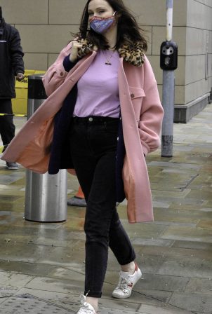 Sophie Ellis-Bextor - Pictured at the Filming Studios on MediacityUK in Manchester
