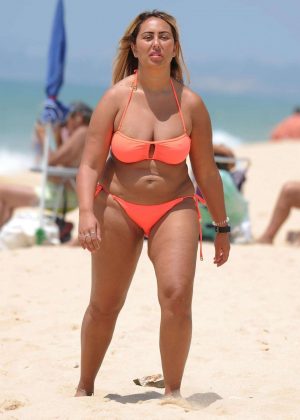 Sophie Kasaei in Bikini on holiday in Malta