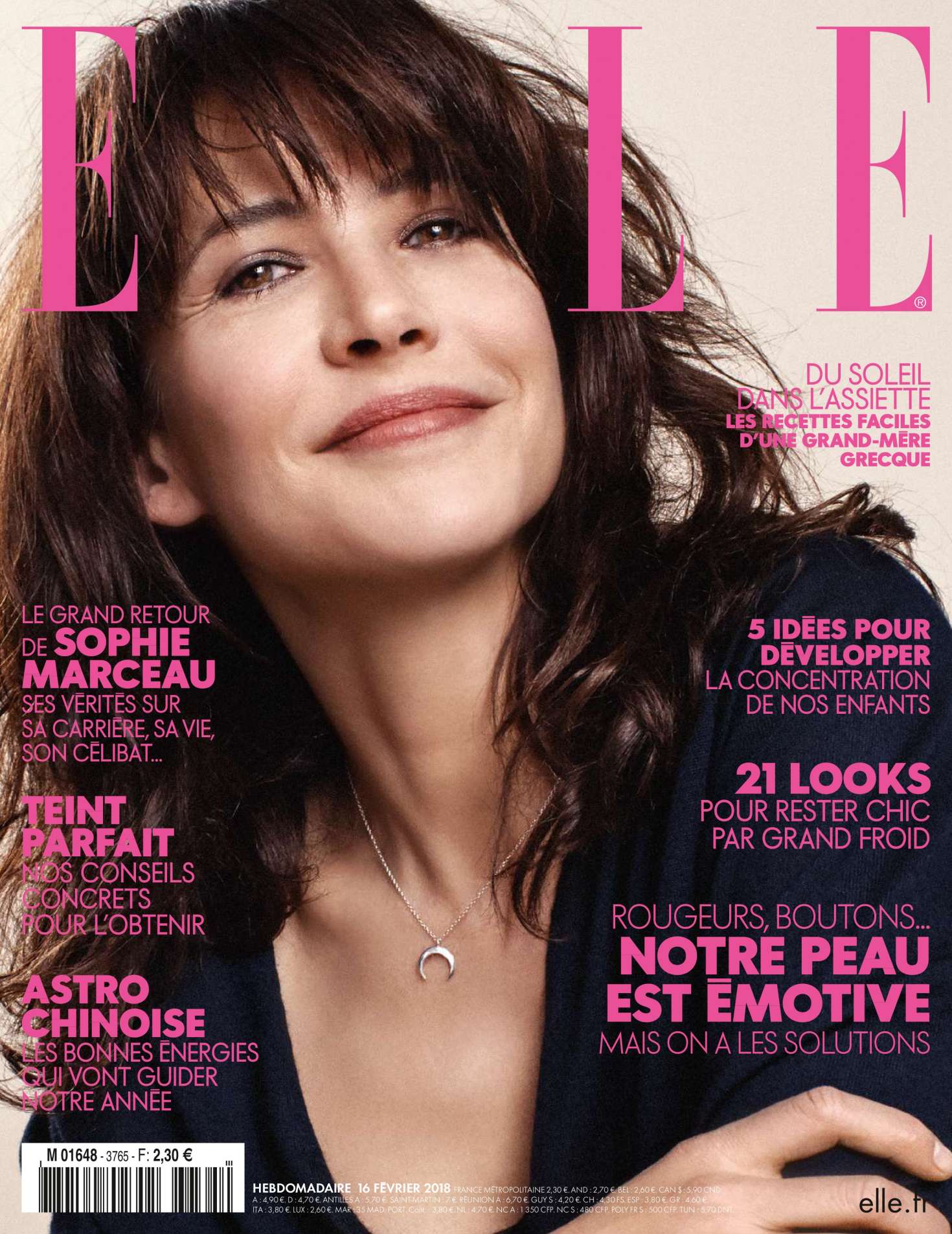 Sophie Marceau: Elle Magazine 2018 -06 | GotCeleb