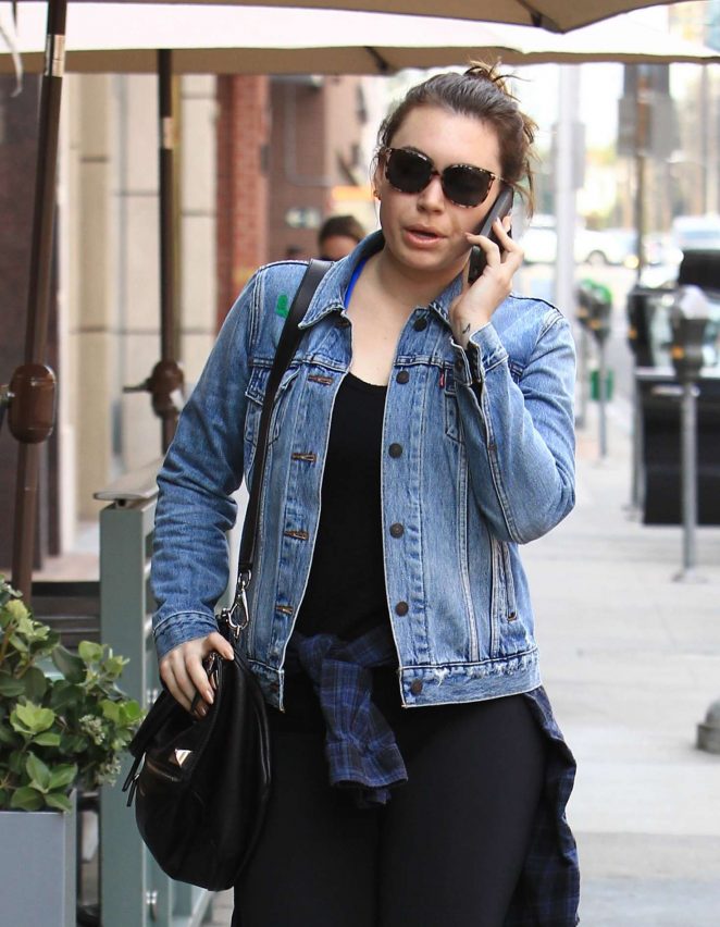 Sophie Simmons Shopping in Beverly Hills