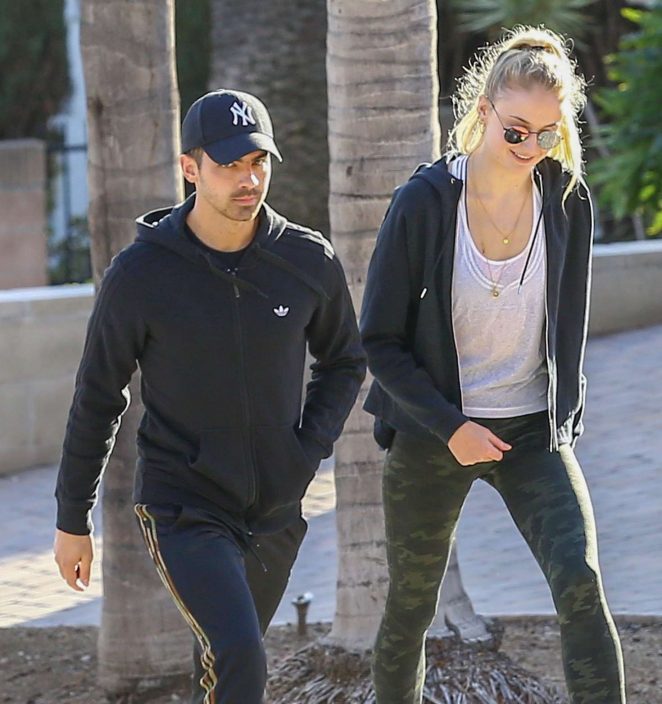 Sophie Turner and Joe Jonas out and about in LA