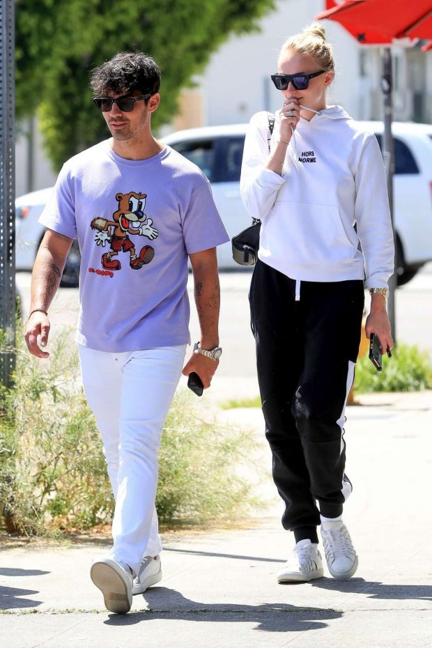 Sophie Turner and Joe Jonas - Out for a coffee in West Hollywood