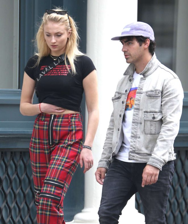 Sophie Turner and Joe Jonas - Out for a stroll in New York