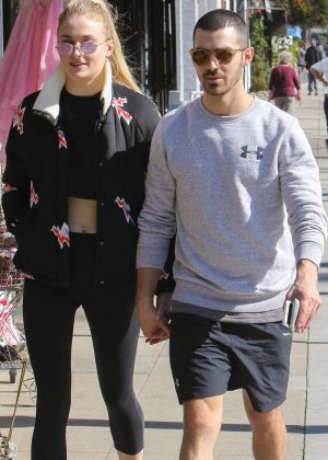 Sophie Turner and Joe Jonas out in Studio City