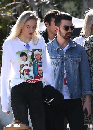 Sophie Turner and Joe Jonas out in West Hollywood