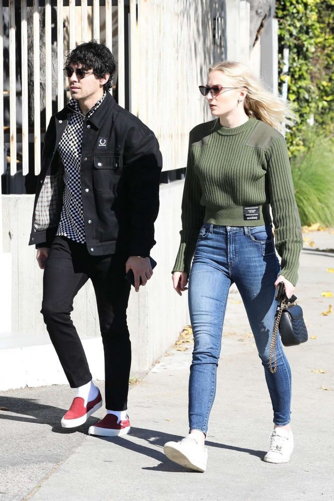 Sophie Turner and Joe Jonas Spotted - House hunting in Los Angeles
