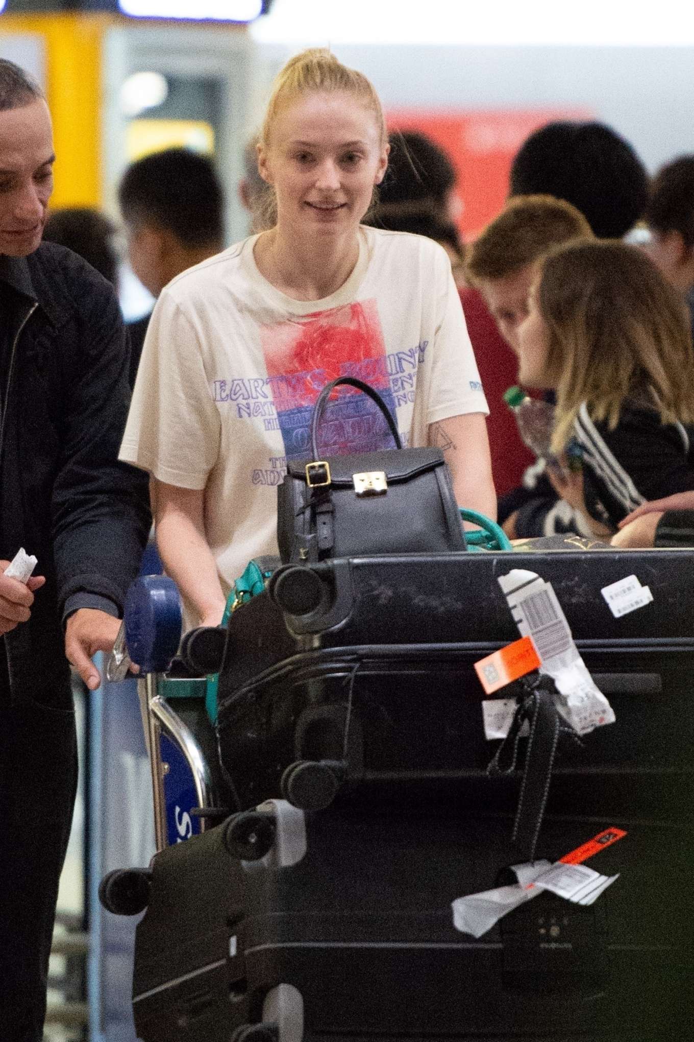 Sophie Turner â€“ Arrives at JFK Airport in NYC
