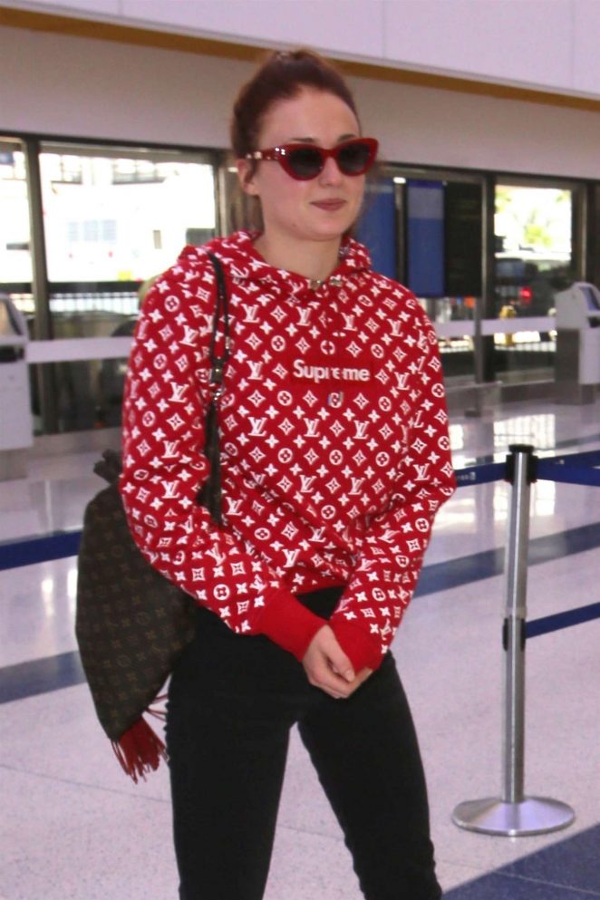 Sophie Turner at LAX Airport in LA
