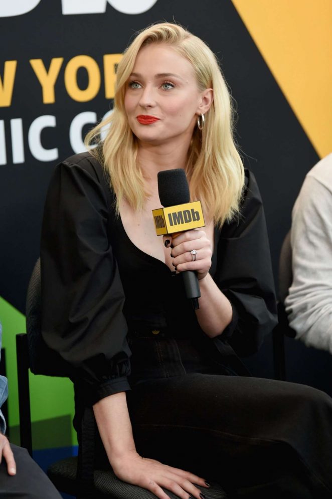 Sophie Turner - IMDb at 2018 New York Comic Con