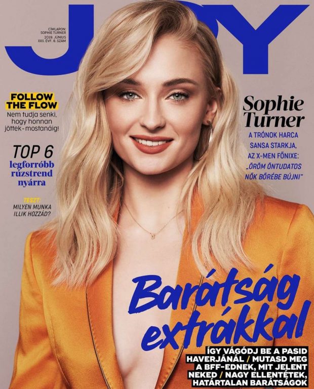 Sophie Turner - Joy Hungary Cover Magazine (June 2019)
