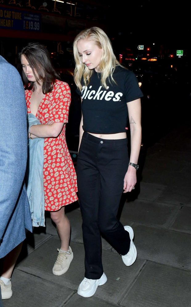 Sophie Turner - Night out in London
