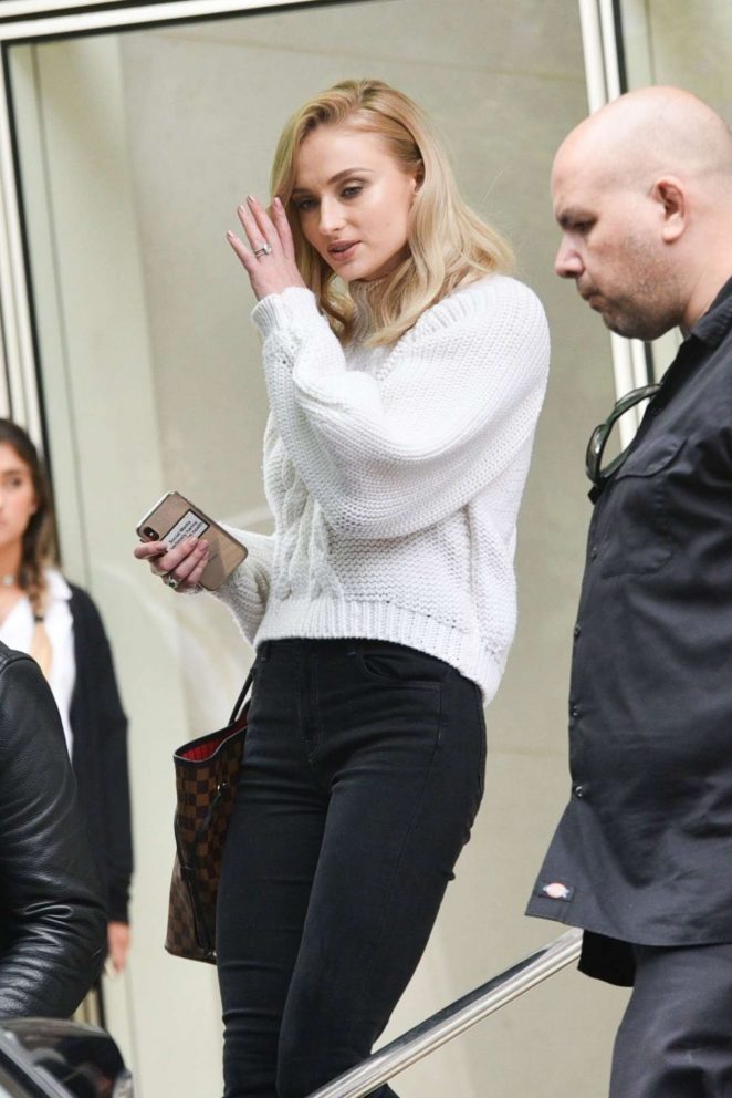 Sophie Turner - Seen at Her Hotel In Sao Paulo