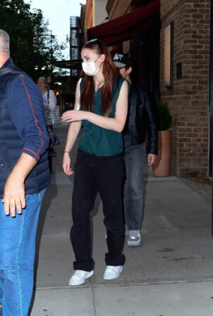 Sophie Turner - With Joe Jonas leave The Greenwich Hotel in Tribeca in New York City