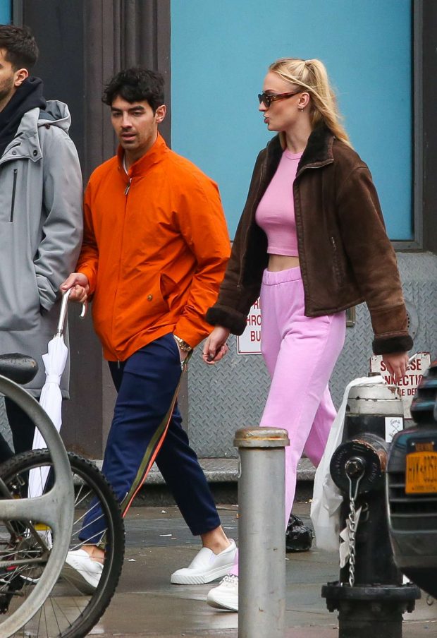 Sophie Turner with Joe Jonas out in NYC