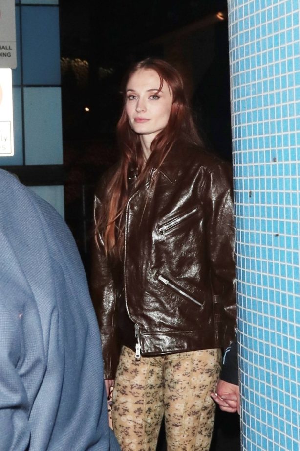 Sophie Turner - With Joe Jonas party til the late hours in London