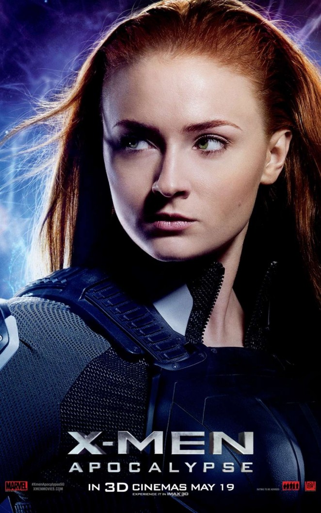 Sophie Turner - X-Men: Apocalypse Jean Grey Character Poster