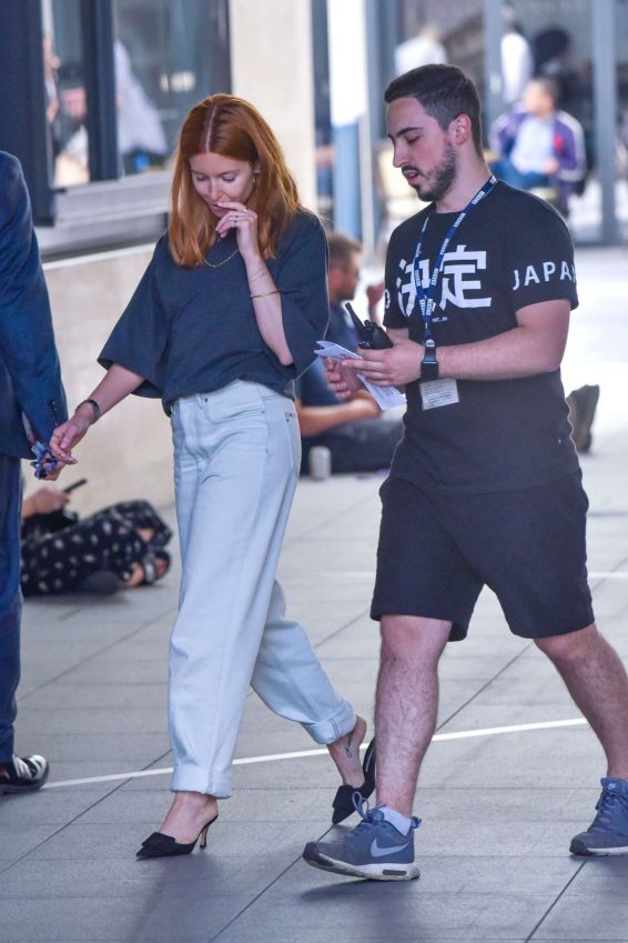 Stacey Dooley - Arriving at BBC Broadcasting House in London