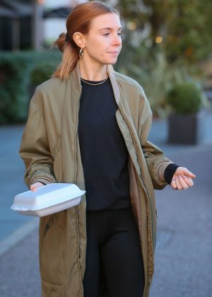 Stacey Dooley - Leaving Hotel for Live Halloween Show in London