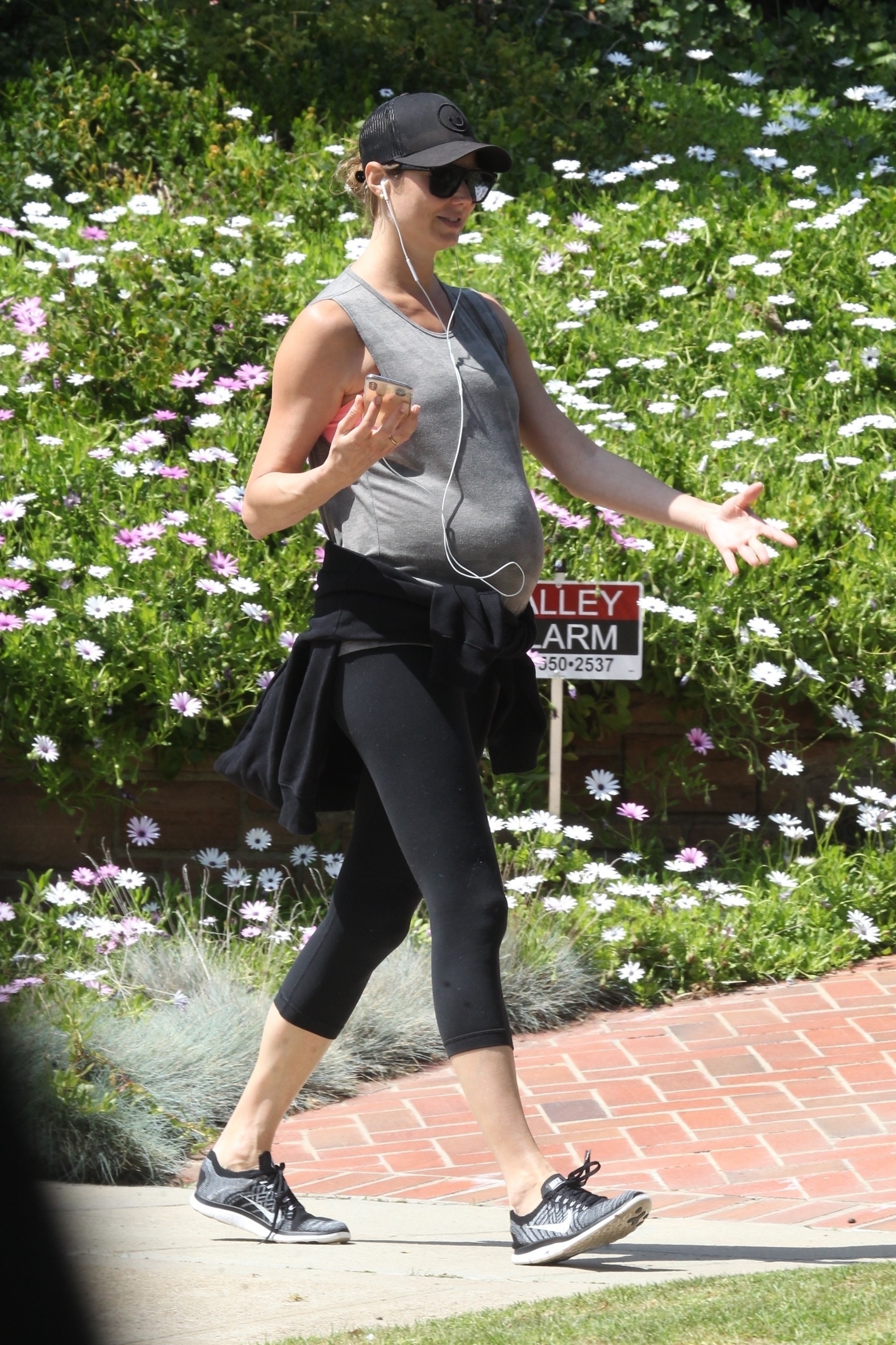 Stacy Keibler â€“ Baby Bump as She Steps out for a walk in Beverly Hills