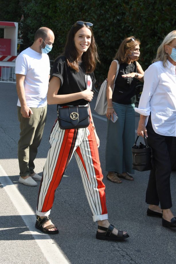 Stacy Martin spotted at the Excelsior at 2020 Venice Film Festival