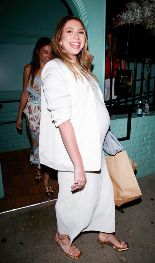 Stassi Schroeder - Seen arriving for her baby shower at Olivetta in West Hollywood