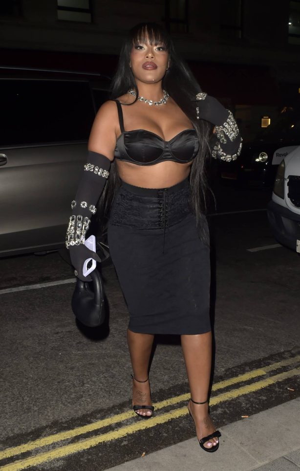 Stefflon Don - Attend Perfect Magazine X Valentine Party at One Mayfair for LFW 2023