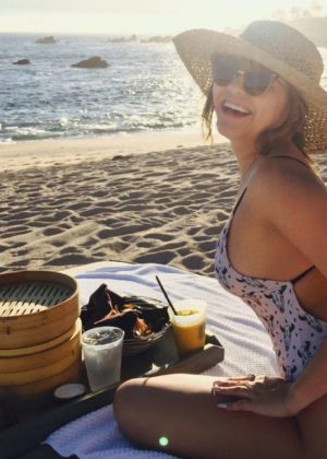 Stella Hudgens in Swimsuit - Social Media Photos