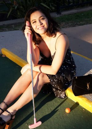 Stella Hudgens - 'Mini golf chic' Blog Photoshoot (January 2018)