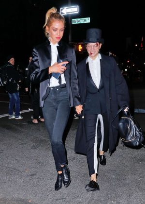 Stella Maxwell and Barbara Palvin - Heidi Klum 17th Annual Halloween Party in NYC