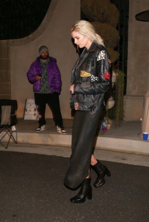 Stella Maxwell - Leaving Leonardo DiCaprio's 48th birthday party in Beverly Hills