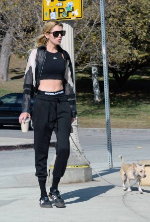 Stella Maxwell - Put on display her abs while out in Los Angeles